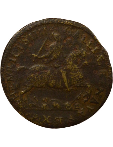 Roi de Navarre et de France Henri IV - Jeton de Compte Laiton - 1600 Nuremberg 1 jeton Laiton 1600 Nuremberg