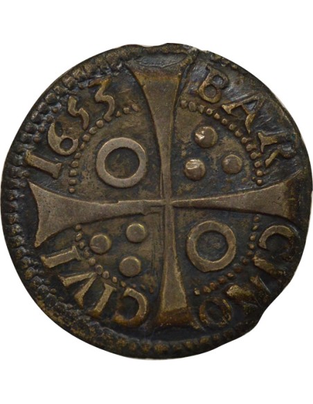 Philippe III - Gros Argent - 1653 Barcelone 1 groat Argent 1653 Barcelone