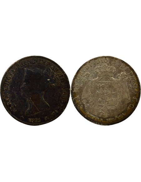 Duché de Parme et Plaisance Marie-Louise d'Autriche  Marie Louise - Lire Argent - 1815 Milan 1 lire Argent 1815 M Milan