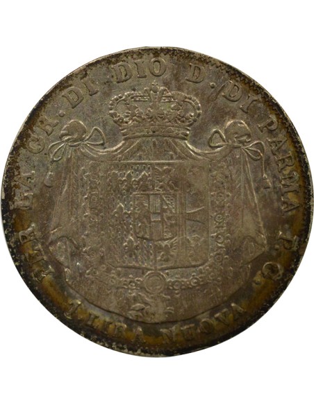 Duché de Parme et Plaisance Marie-Louise d'Autriche  Marie Louise - Lire Argent - 1815 Milan 1 lire Argent 1815 M Milan