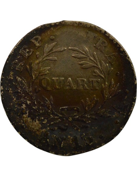Roi d'Italie Napoléon I - 1/4 Franc Argent - An 13 A Paris 1/4 franc Argent AN 13 A - Paris