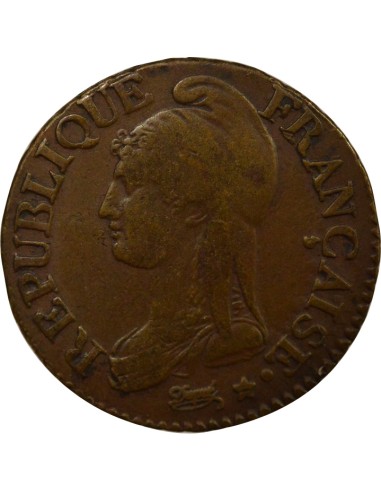 Dupré Grand Module - An 7 A Paris 5 centimes Cuivre An 7 A - Paris