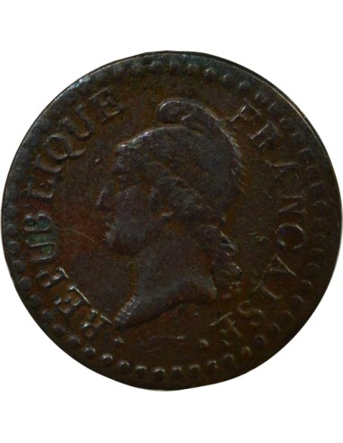 Dupré - An 7 A Paris 1 centime Cuivre An 6