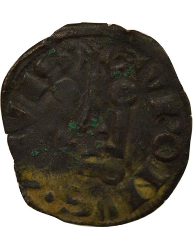 Philippe IV à l'O Rond 1 denier tournois Billon 1280-1310