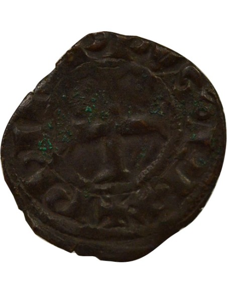 Philippe IV à l'O Rond 1 denier tournois Billon 1280-1310