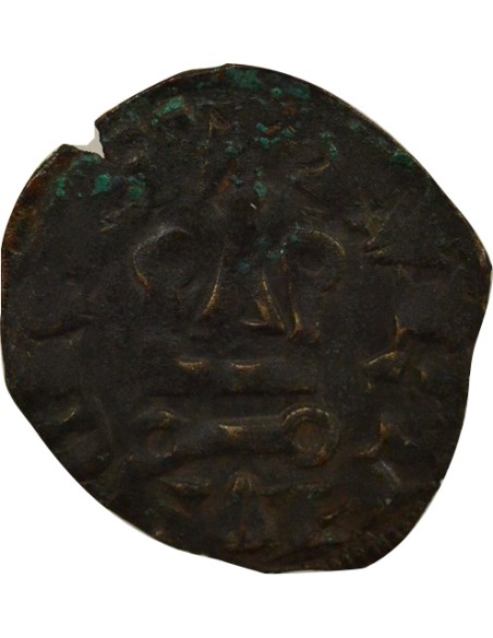 Philippe IV à l'O Rond 1 denier tournois Billon 1280-1310