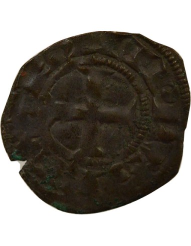 Philippe IV à l'O Rond 1 denier tournois Billon 1280-1310