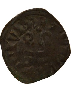 Philippe IV à l'O Rond 1 denier tournois Billon 1280-1310 2