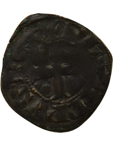Philippe IV à l'O Rond 1 denier tournois Billon 1280-1310