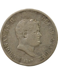 Royaume des Deux-Siciles Ferdinand II des Deux-Siciles 4e Portrait 120 grana Argent 1856 Naples 2