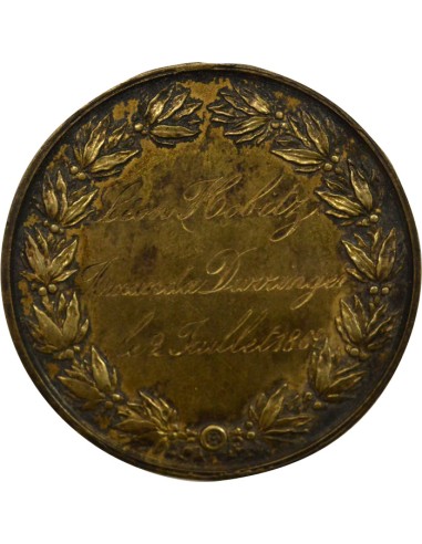 Mariage 1 jeton Argent 1862 A Paris