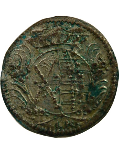 Etats Allemands (Saxe) Auguste II le Fort Frédéric Auguste I - Pfennig Argent - 1696 Dresde 1 pfennig Argent 1696 C Dresden (Sax