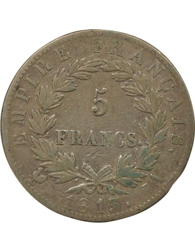 Roi d'Italie Empire 5 francs Argent 1813 A - Paris