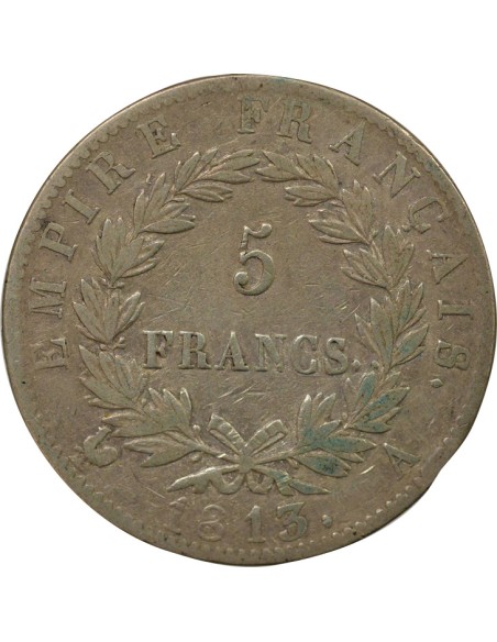 Roi d'Italie Empire 5 francs Argent 1813 A - Paris
