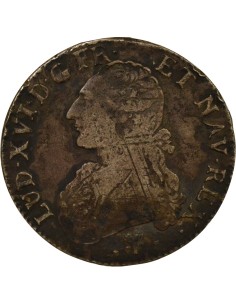 Louis XVI Au Buste Habillé 1 écu Argent 1789 L Bayonne 2