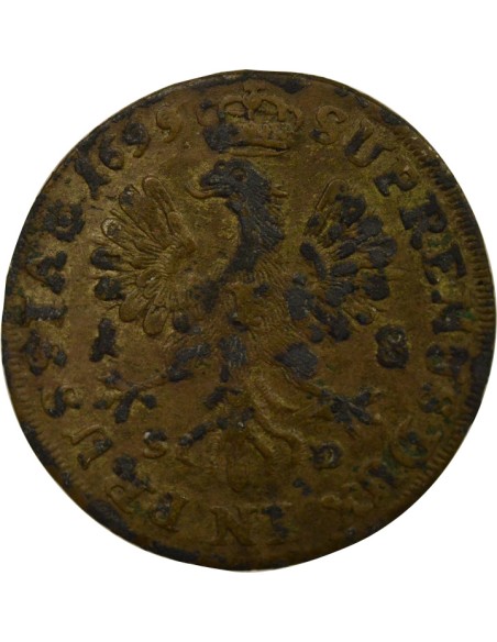 Etats-Allemands (Brandebourg-Prusse) Frédéric Ier de Prusse Frédéric III - 18 Groschen Argent - 1699 Königsberg 18 groschen Arge