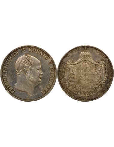 Etats Allemands (Prusse) Frédéric-Guillaume IV Frédéric Guillaume IV - 2 Thalers Argent - 1856 A Berlin 2 thalers Argent 1856 A