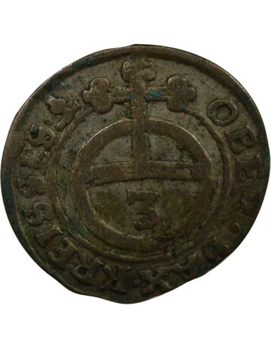Etats Allemands (Saxe) Jean-Georges II de Saxe Jean Georges II - Dreier Argent - 1661 Dresde 3 pfennig Argent 1661 C Dresden (Sa