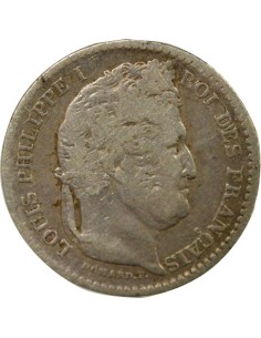 Louis-Philippe Ier Louis-Philippe I - 25 Centimes Argent - 1845 W Lille 25 centimes Argent 1845 W Lille 2