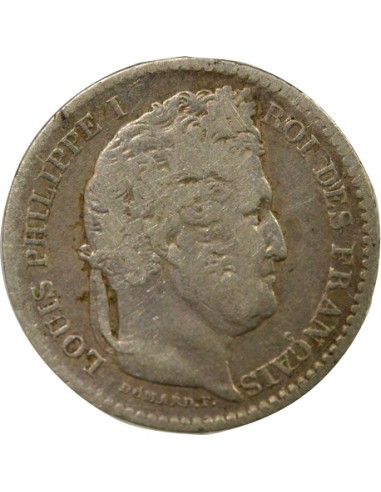 Louis-Philippe Ier Louis-Philippe I - 25 Centimes Argent - 1845 W Lille 25 centimes Argent 1845 W Lille