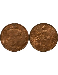 Dupuis 5 centimes Bronze 1907 A Paris