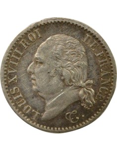 Louis XVIII Louis XVIII - 1/4 Franc Argent - 1817 A Paris 1/4 franc Argent 1817 A - Paris 2