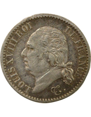 Louis XVIII Louis XVIII - 1/4 Franc Argent - 1817 A Paris 1/4 franc Argent 1817 A - Paris