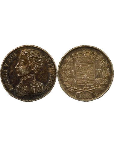 Henri V Henri V - Franc Argent - 1831 1 franc Argent 1831