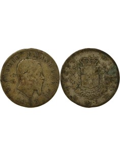 Italie Victor Emmanuel II Victor Emmanuel II - Lire Argent - 1863 M Milan 1 lira Argent 1863 M Milan