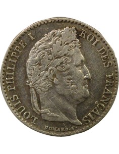 Louis-Philippe Ier Louis-Philippe I - 1/4 Franc Argent - 1837 W Lille 1/4 franc Argent 1837 W Lille 2