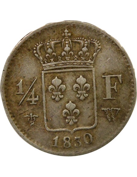 Charles X Charles X - 1/4 Franc Argent - 1830 W Lille 1/4 franc Argent 1830 W Lille
