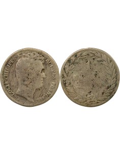 Louis-Philippe Ier Tête nue 1 franc Argent 1831 B Rouen