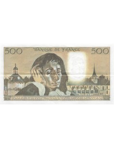 500 Francs Pascal - 05-10-1978 - Série U.90 500 francs 1978 2