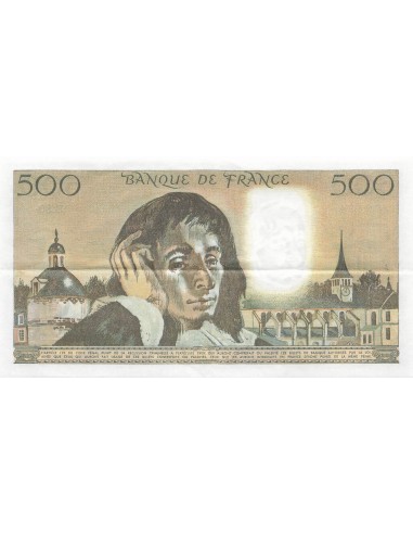 500 Francs Pascal - 05-10-1978 - Série U.90 500 francs 1978
