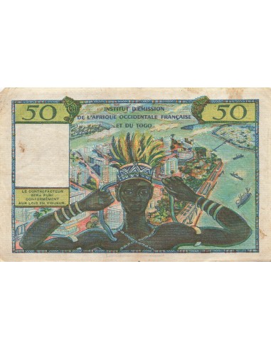 Togo 50 Francs - ND (1956) - P.45 50 francs 1956