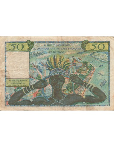 Togo 50 Francs - ND (1956) - P.45 50 francs 1956