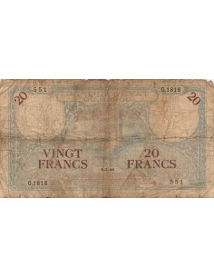 Maroc 20 Francs - 01-03-1945 - P.18b 20 francs 1945