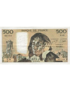 500 Francs Pascal - 05-12-1974 - Série K.48 500 francs 1974