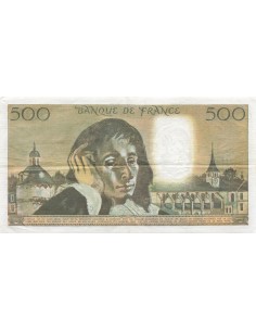 500 Francs Pascal - 05-12-1974 - Série M.45 500 francs 1974 2