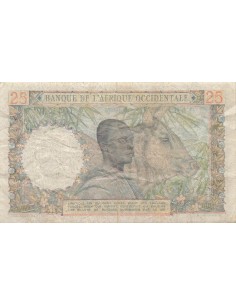 Afrique de l'Ouest 25 Francs - 10-04-1953 - P.38 25 francs 1953 2