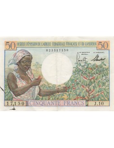 AEF 50 Francs - ND (1957) - P.31 50 francs 1957