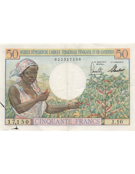 AEF 50 Francs - ND (1957) - P.31 50 francs 1957