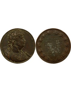 Joachim Murat Joachim Murat - Médaille Plomb plaqué Bronze - 1815 1 jeton Plomb Plaqué Bronze 1815