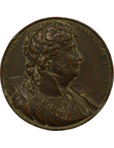 Joachim Murat Joachim Murat - Médaille Plomb plaqué Bronze - 1815 1 jeton Plomb Plaqué Bronze 1815