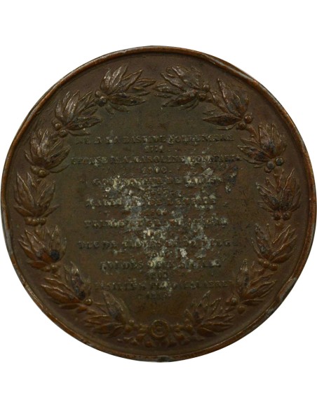 Joachim Murat Joachim Murat - Médaille Plomb plaqué Bronze - 1815 1 jeton Plomb Plaqué Bronze 1815