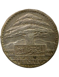 Liban 10 Piastres Argent - 1929 Paris 10 piastres Argent 1929 A Paris 2