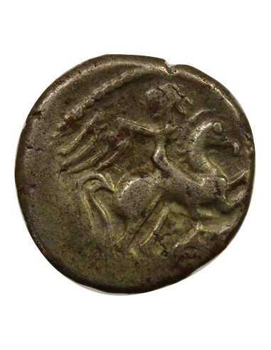 Gaule (Pictons) au Cavalier ailé 1 drachme Argent 120 / 80 Av JC