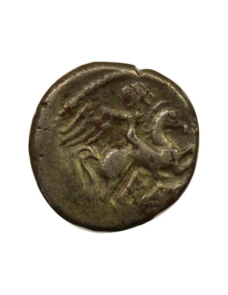 Gaule (Pictons) au Cavalier ailé 1 drachme Argent 120 / 80 Av JC