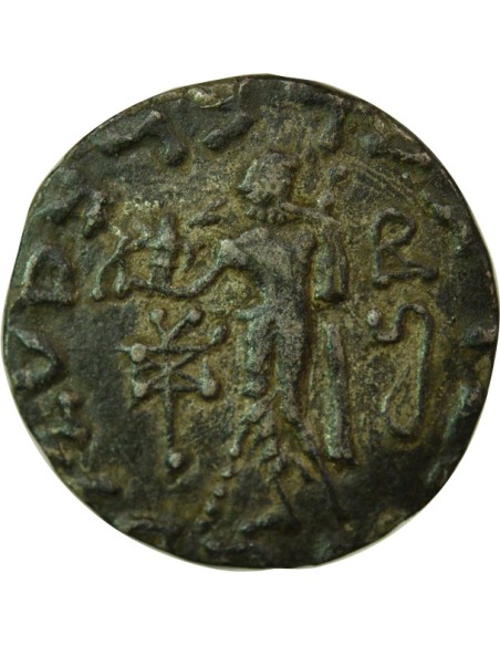 Royaume Indo-Scythe Azès II Azes II - Tetradrachme - 35 Av JC - 5 AD Taxila 1 tetradrachme Billon 35 Av JC - 5 AD Taxila