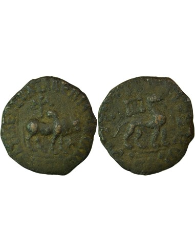 Royaume Indo-Scythe Azès II Azes II - Hexachalque - 35 Av JC - 5 AD 6 chalque Bronze 35 Av JC - 5 AD